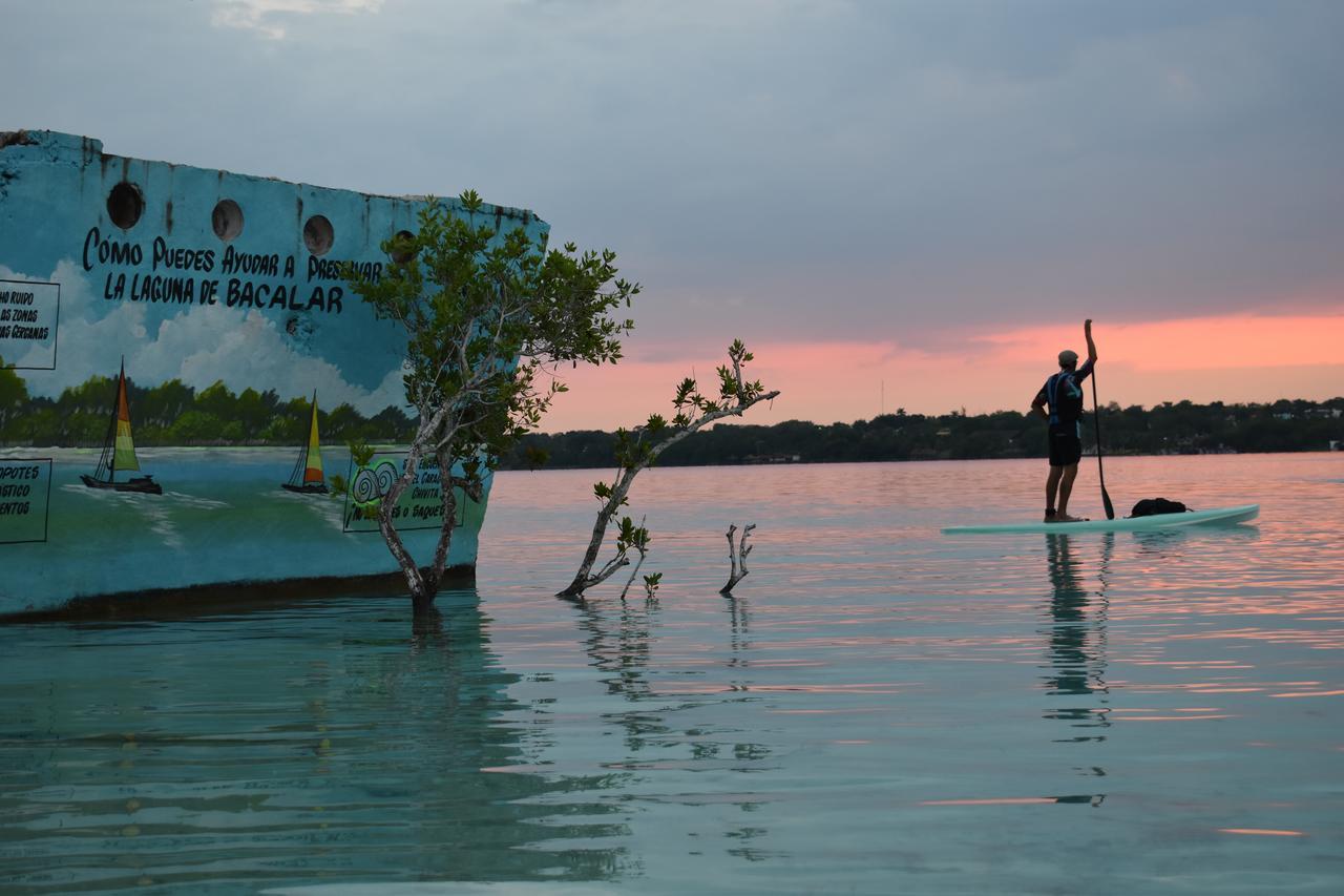 Casa Maya Blue Hotel Bacalar Exterior photo